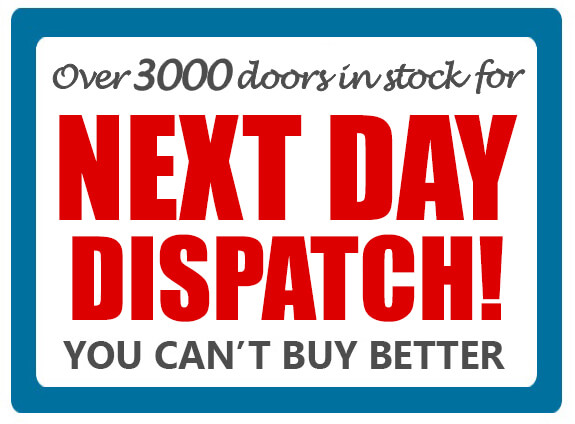 Over 2000 doors in stock for fast dispatch