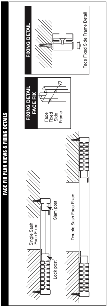 diagram of fix plan view and fixing details