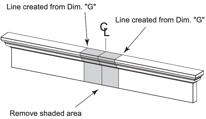 diagram of window header with middle area section highlighted