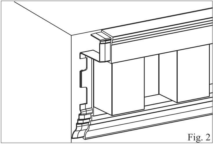 diagram showing dentil trim up to edge of wall