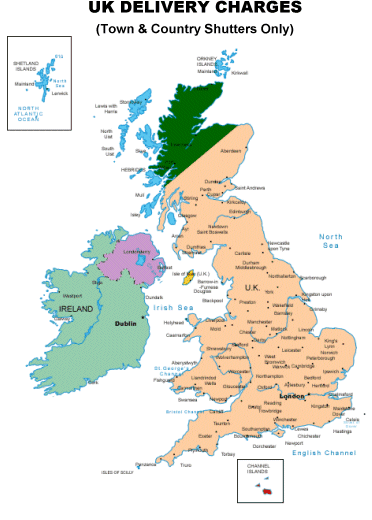 Uk Delivery Charges Map