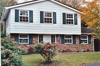 Master Shutters with window headers from Simply Shutters UK