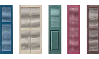 Traditional Louvre Window Shutters