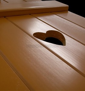 Shutter with Heart cut out
