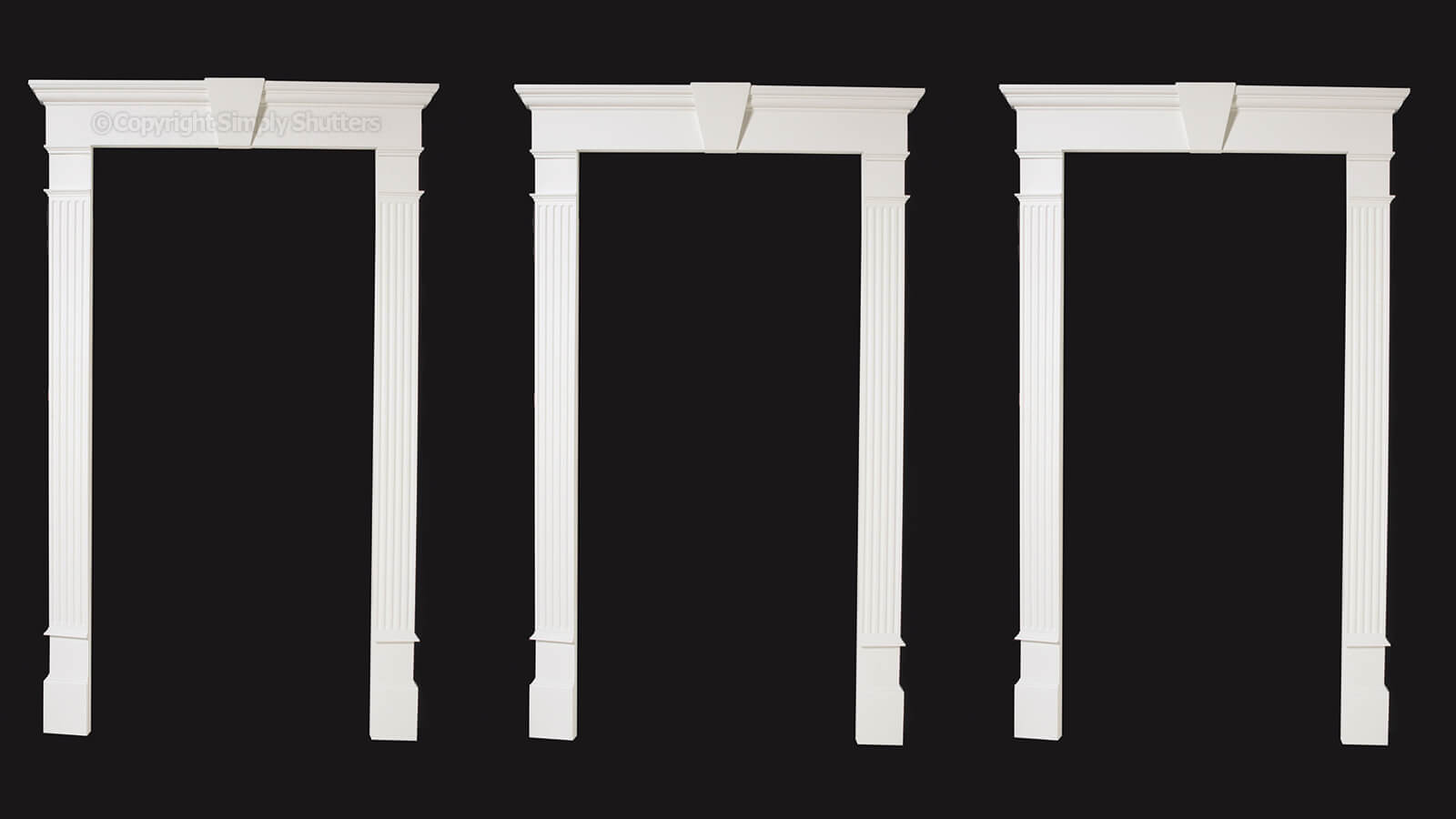 UPVC Door Surround Pilasters Simply Shutters