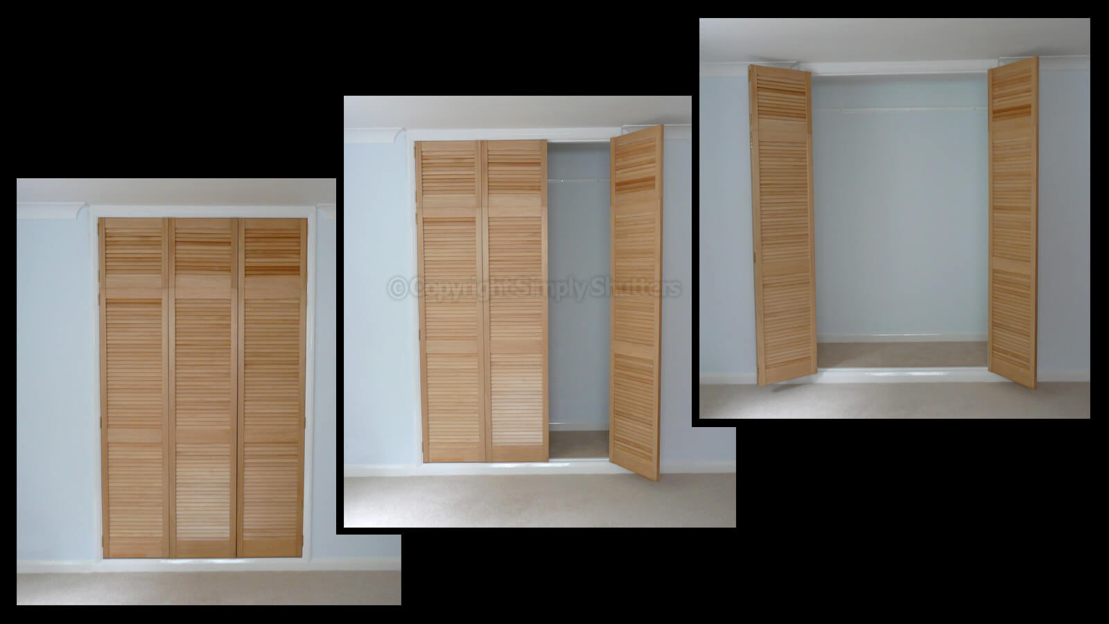 Internal Pine Louvre Doors Simply Shutters