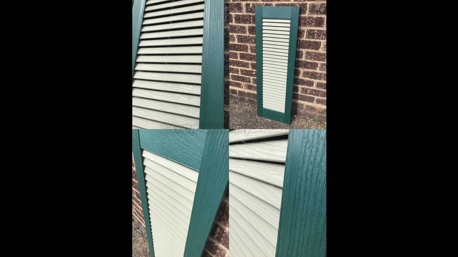 Custom Traditional Louvre Decorative Exterior Window Shutters Simply Shutters