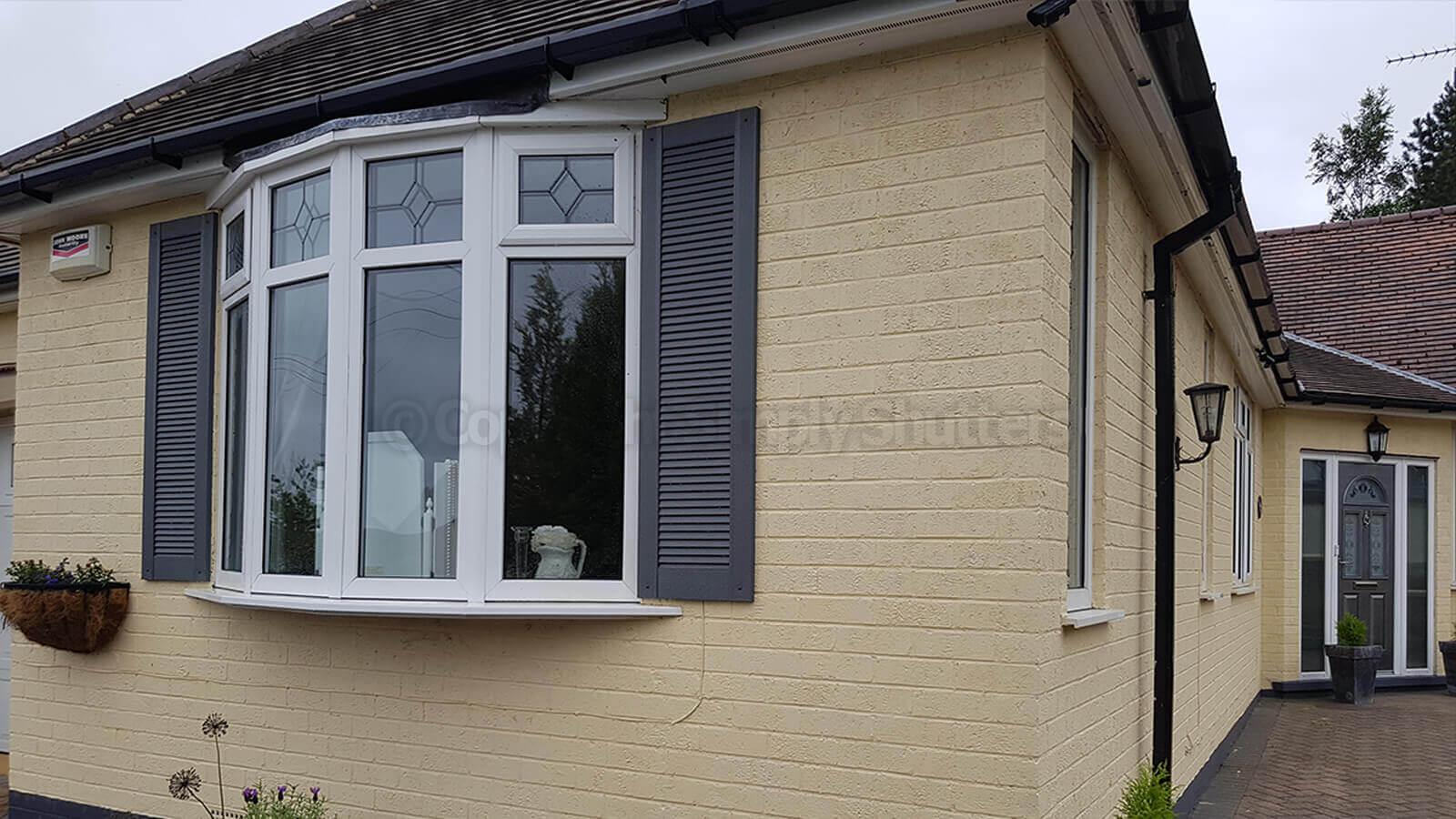 Custom Traditional Louvre Decorative Exterior Window Shutters Simply Shutters