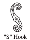 diagram of decorative s hook