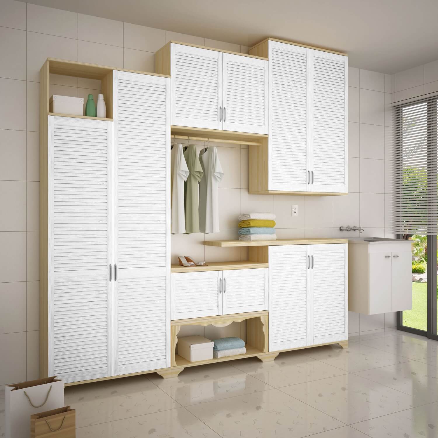 Araucaria pine cabinet doors