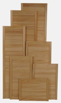 Great value knot free Araucaria pine louvre doors