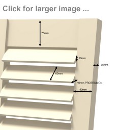 Carbrooke Shutter Dimensions