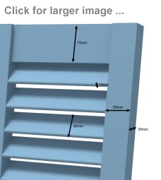 Kensington Shutter Dimensions