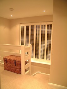 Full height interior shutters