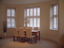 Tier on tier interior shutters