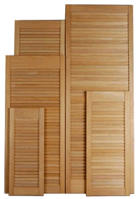 Ramin Hardwood Shutters