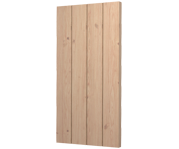 The Brandon -  Closed Board Decorative Pine Shutters