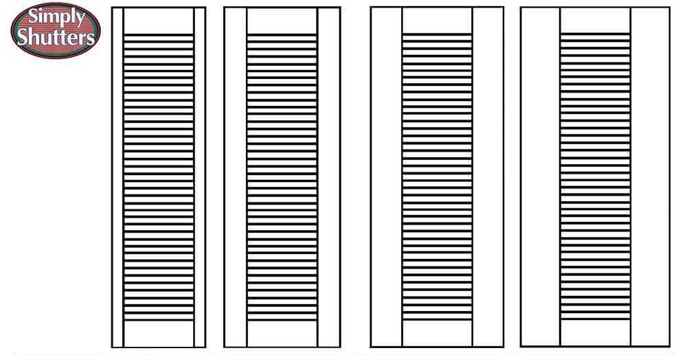 Traditional Louvre Window Shutters 3