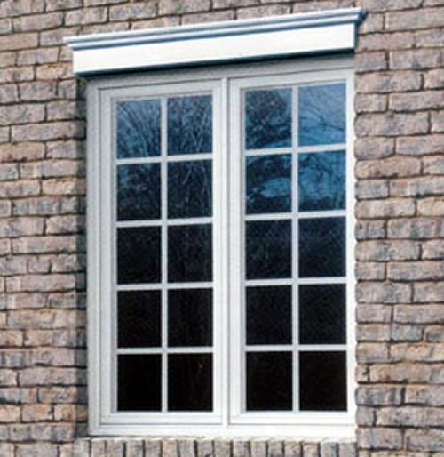 Vinyl Window Header (6" High) Simply Shutters