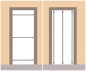 Tips for measuring for interior louvre doors