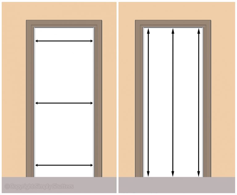 Tips for measuring for interior louvre doors Simply Shutters Articles