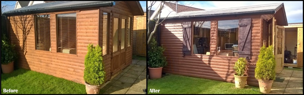 Shutters on Shed Before and After 2