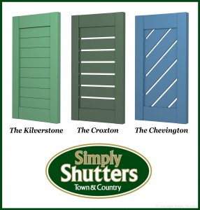 Simply Shutters unveil three brand new styles in the Town & Country Synthetic Range.