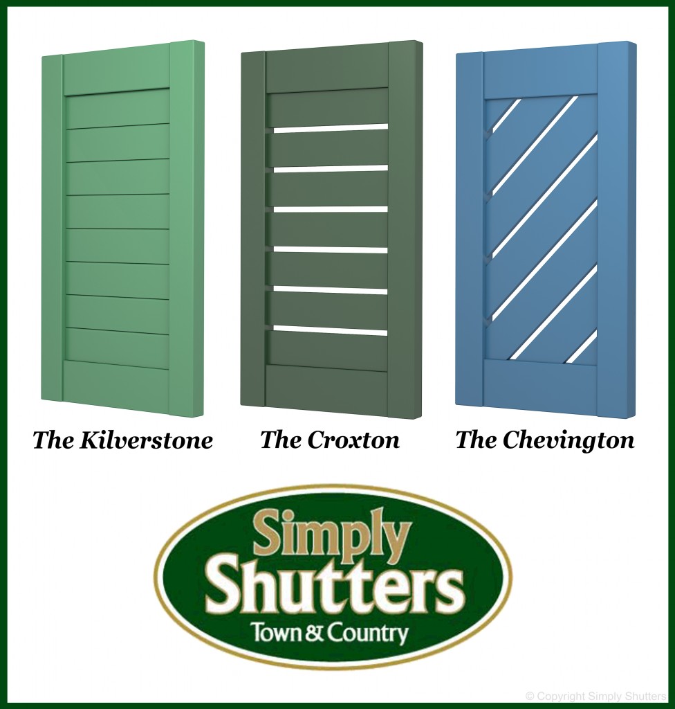 Simply Shutters unveil three brand new styles in the Town & Country Synthetic Range.