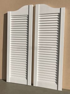 Arched Top Saloon Style Louvre Doors