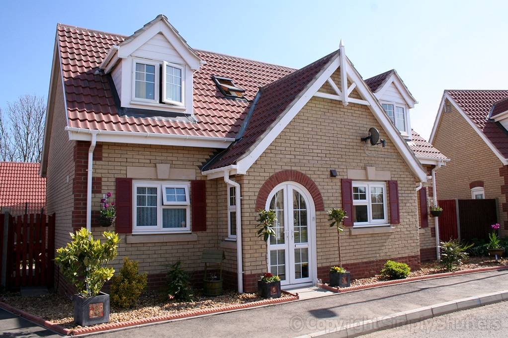 exterior of front of a house 